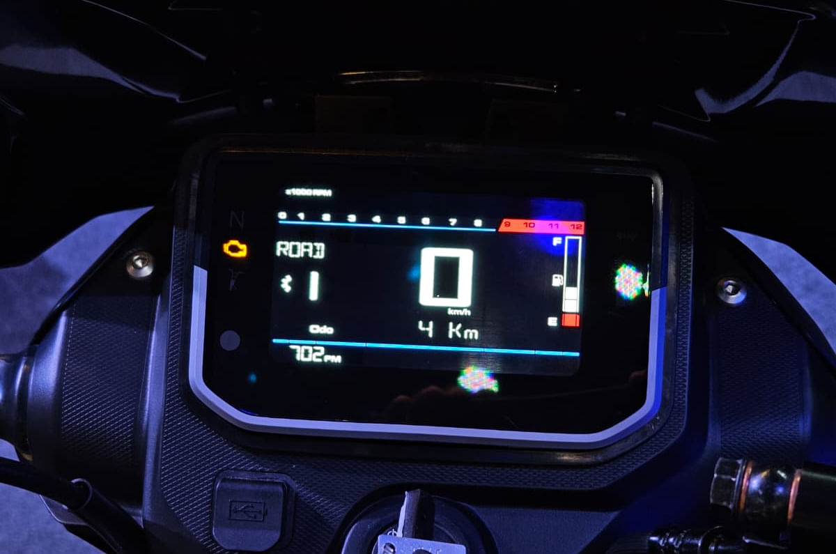 It gets an adaptive colour LCD with Bluetooth connectivity. 